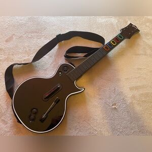 Guitar Hero Wireless Gibson Les Paul XBOX 360 Controller Red Octane w/ Strap